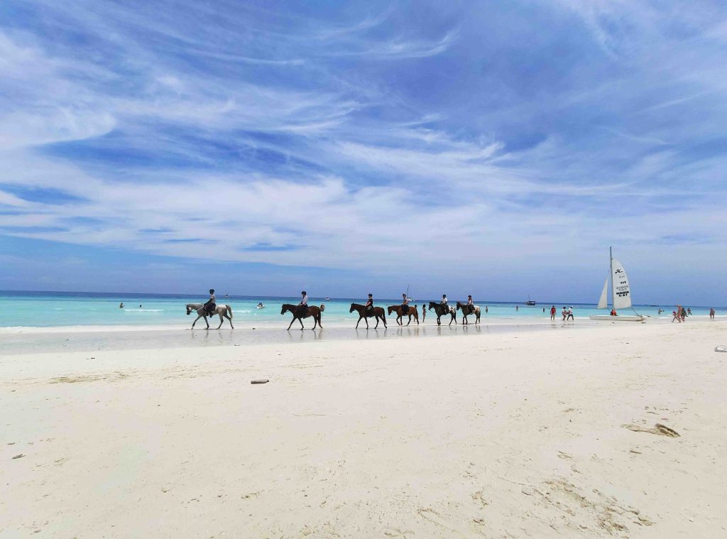 Horse Riding at the Beach Zanzibar
